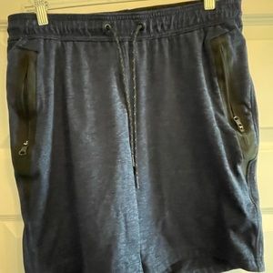 Blue and Black shorts